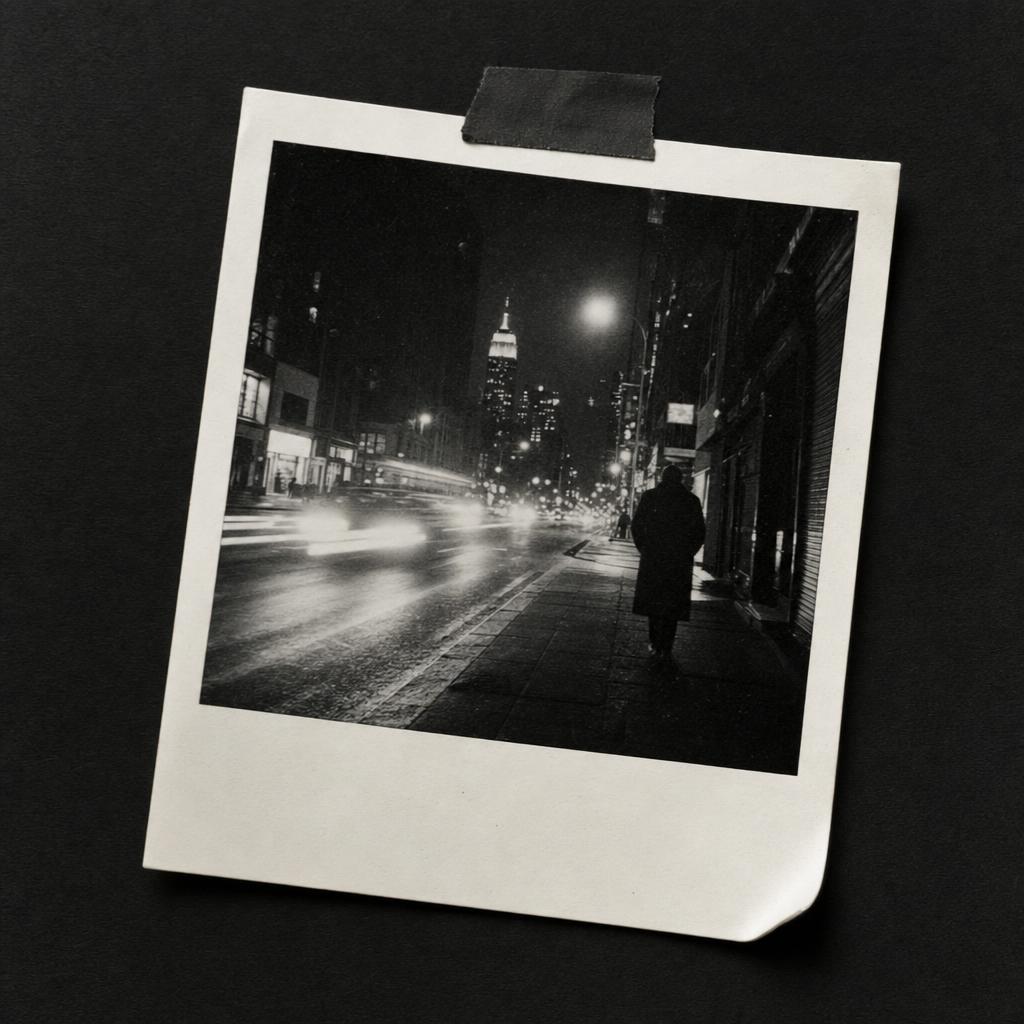 A pinned photograph